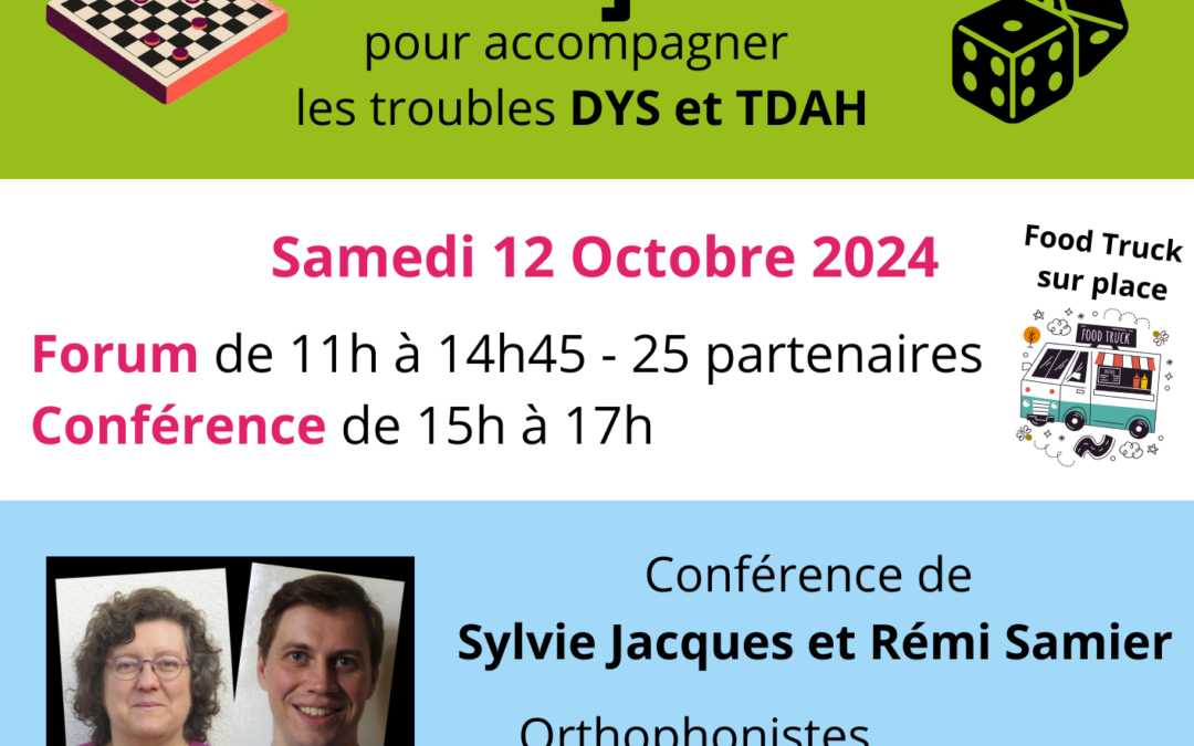 Journée des Dys et TDAH – 12 octobre 2024